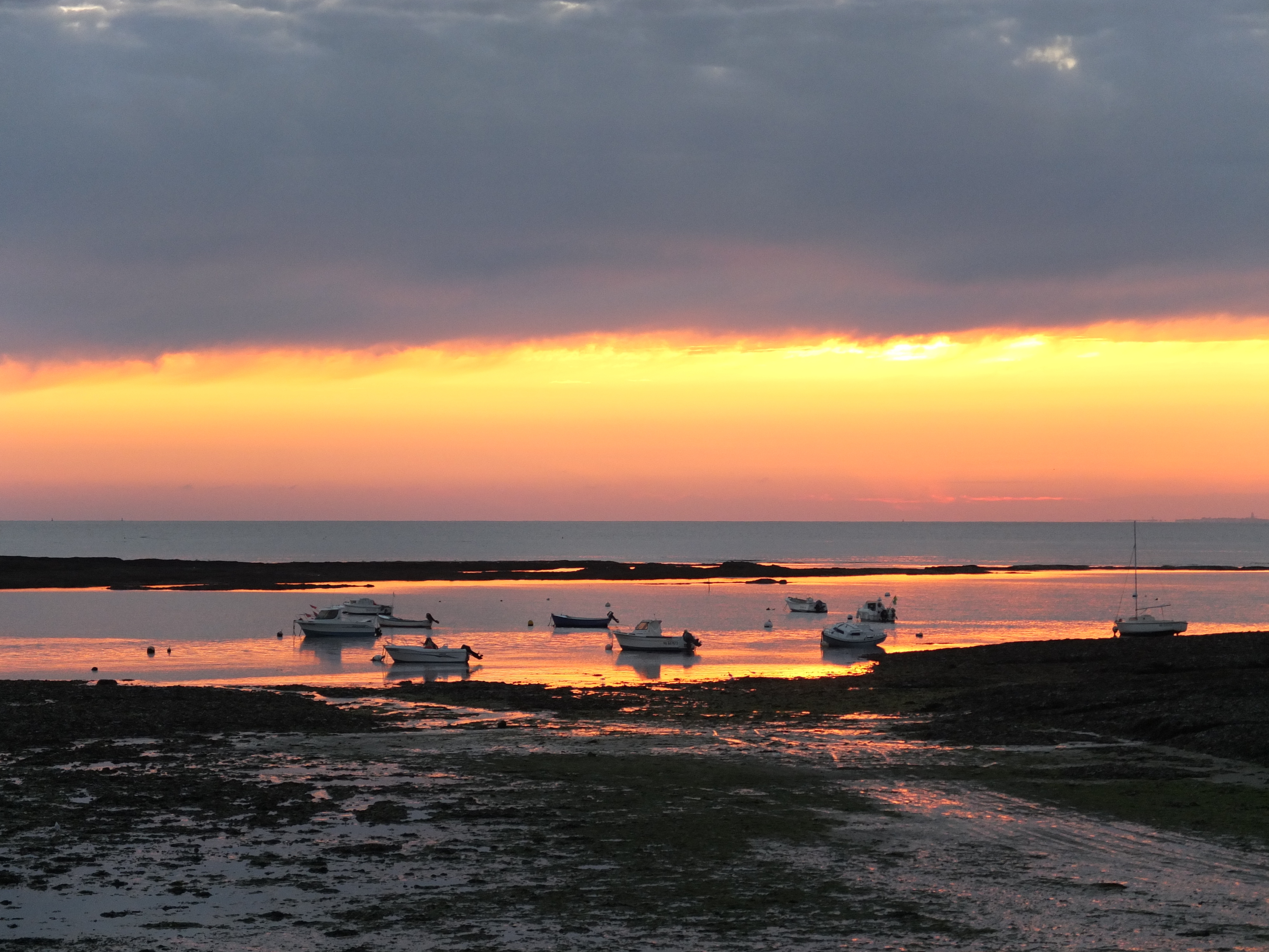 Picture France La Plaine sur mer Sunset 2012-08 14 - History Sunset