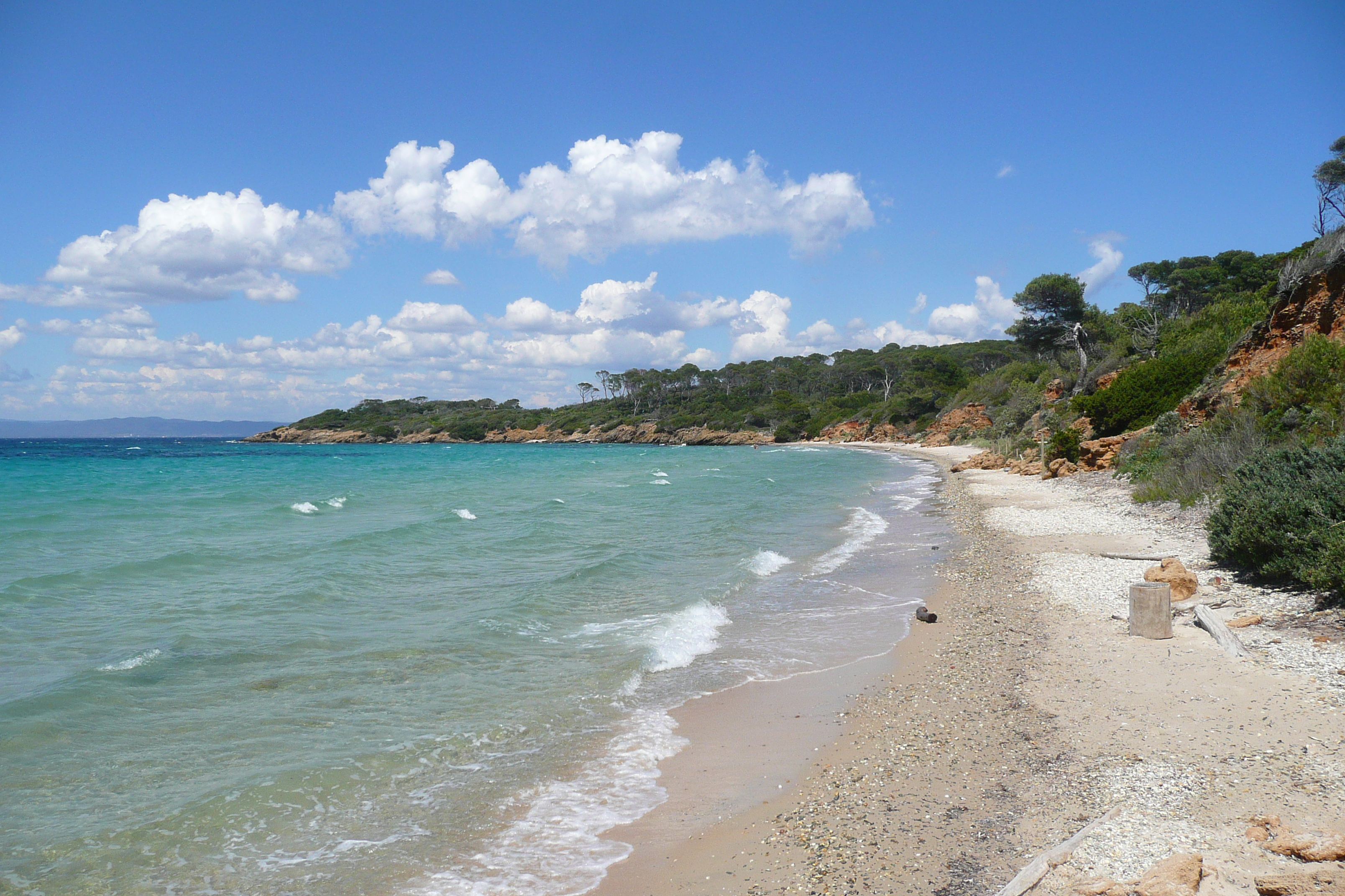 Picture France Porquerolles Island Lequin beach 2008-05 22 - Tours Lequin beach