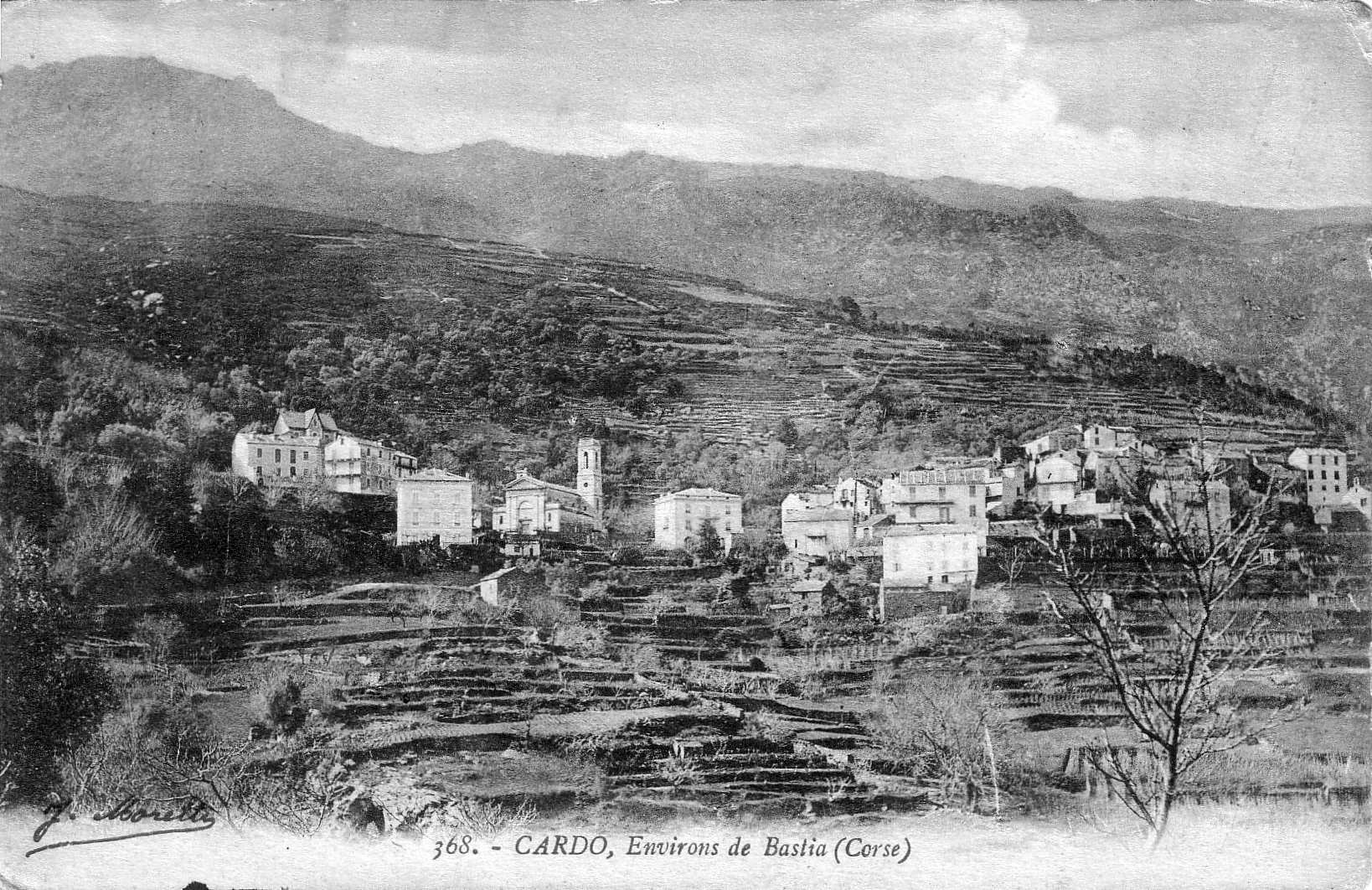 Picture France Corsica Old Postcards bastia 1900-01 13 - Tours bastia