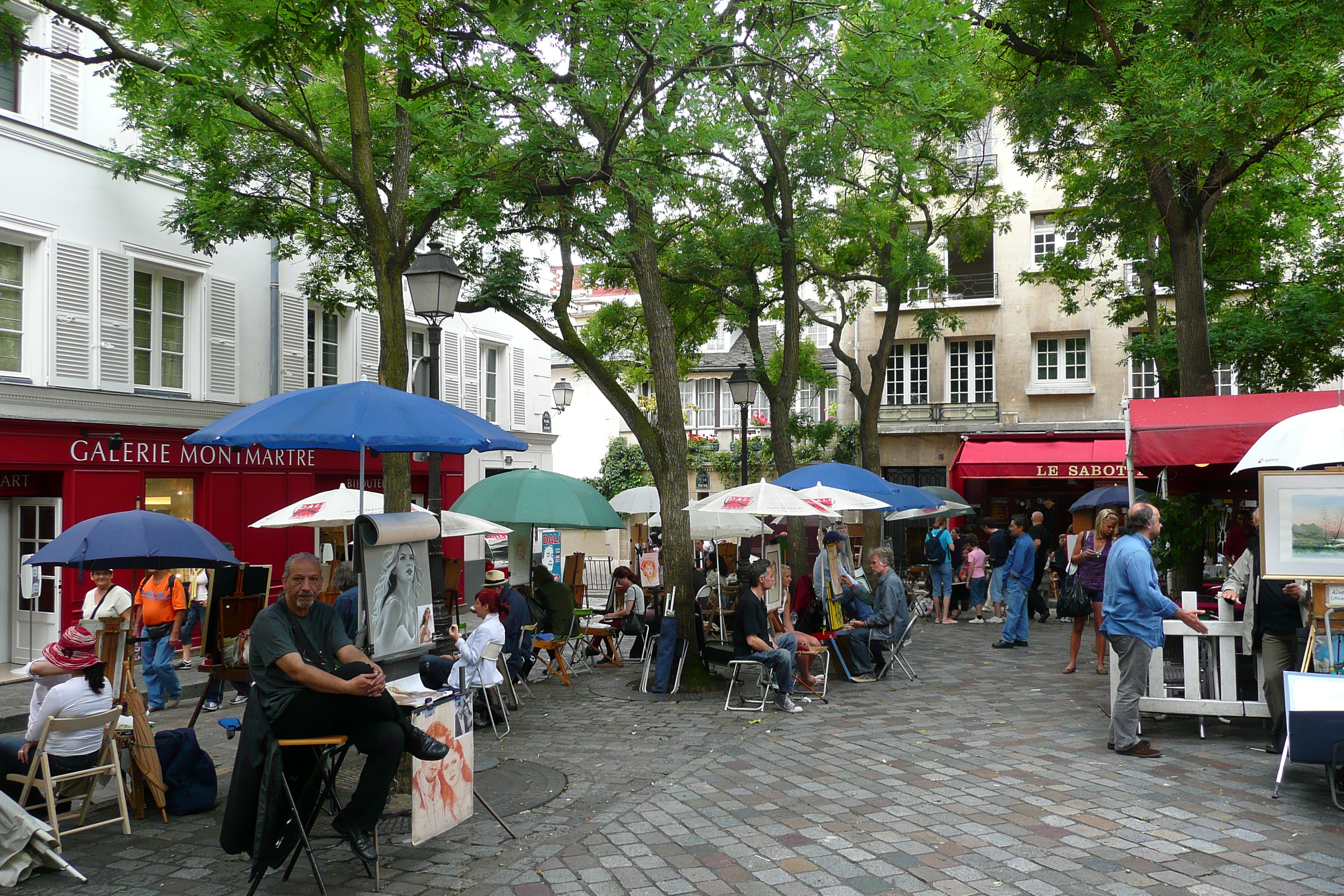 Picture France Paris Place du Tertre 2007-06 28 - Tour Place du Tertre