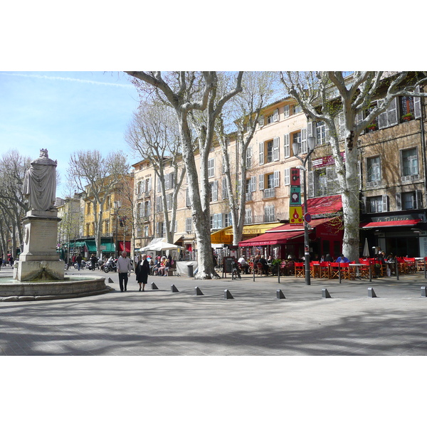 Picture France Aix en Provence Cours Mirabeau 2008-04 10 - Tours Cours Mirabeau