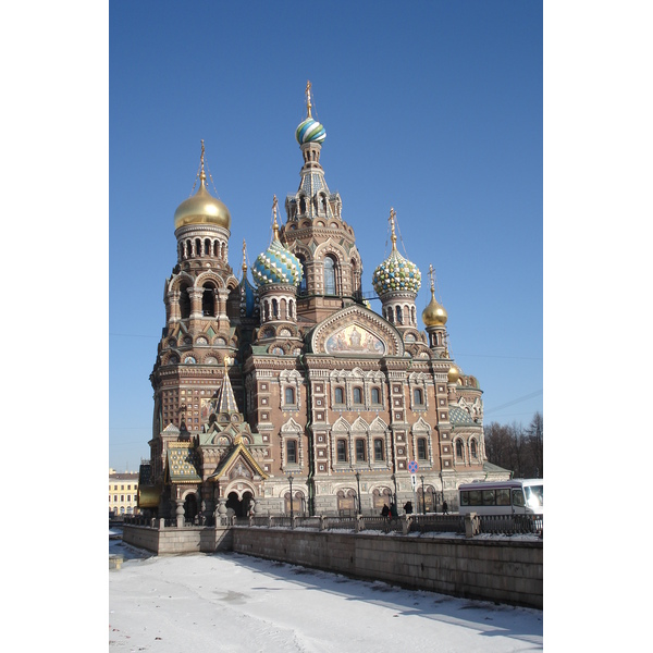 Picture Russia St Petersburg Cathedral of the savior on blood 2006-03 17 - History Cathedral of the savior on blood