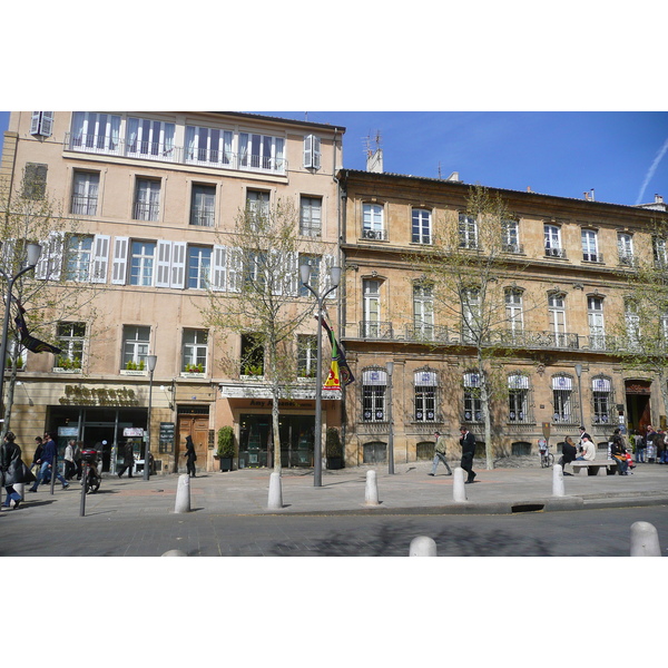 Picture France Aix en Provence Cours Mirabeau 2008-04 2 - Center Cours Mirabeau