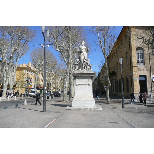 Picture France Aix en Provence Cours Mirabeau 2008-04 4 - Around Cours Mirabeau