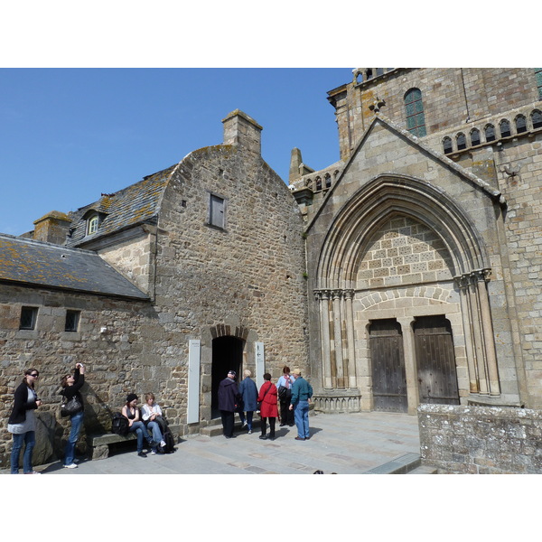 Picture France Mont St Michel Mont St Michel Abbey 2010-04 73 - Tours Mont St Michel Abbey