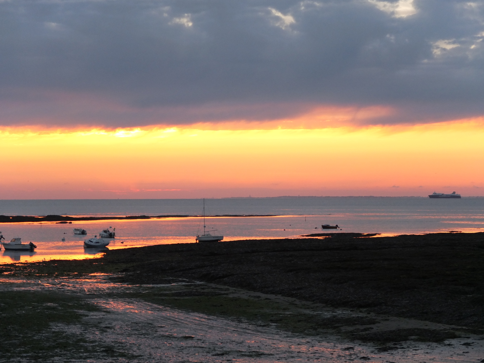 Picture France La Plaine sur mer Sunset 2012-08 19 - Flights Sunset
