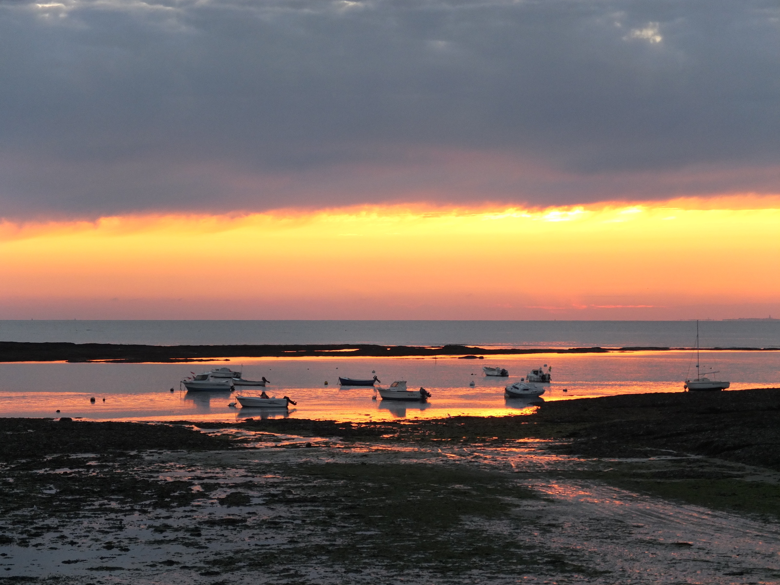 Picture France La Plaine sur mer Sunset 2012-08 14 - Tourist Attraction Sunset