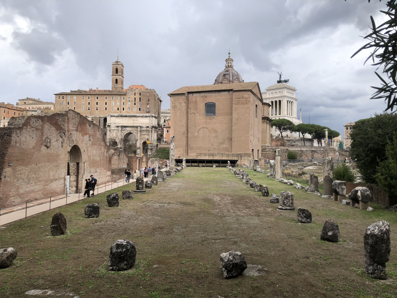 Picture Italy Rome Roman Forum 2024-09 89 - Road Map Roman Forum