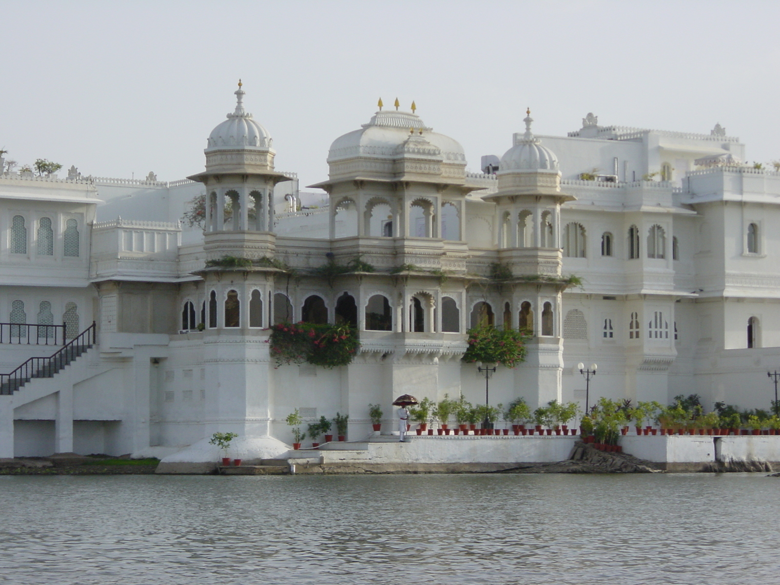Picture India Udaipur Lake Palace Hotel 2003-05 57 - Perspective Lake Palace Hotel