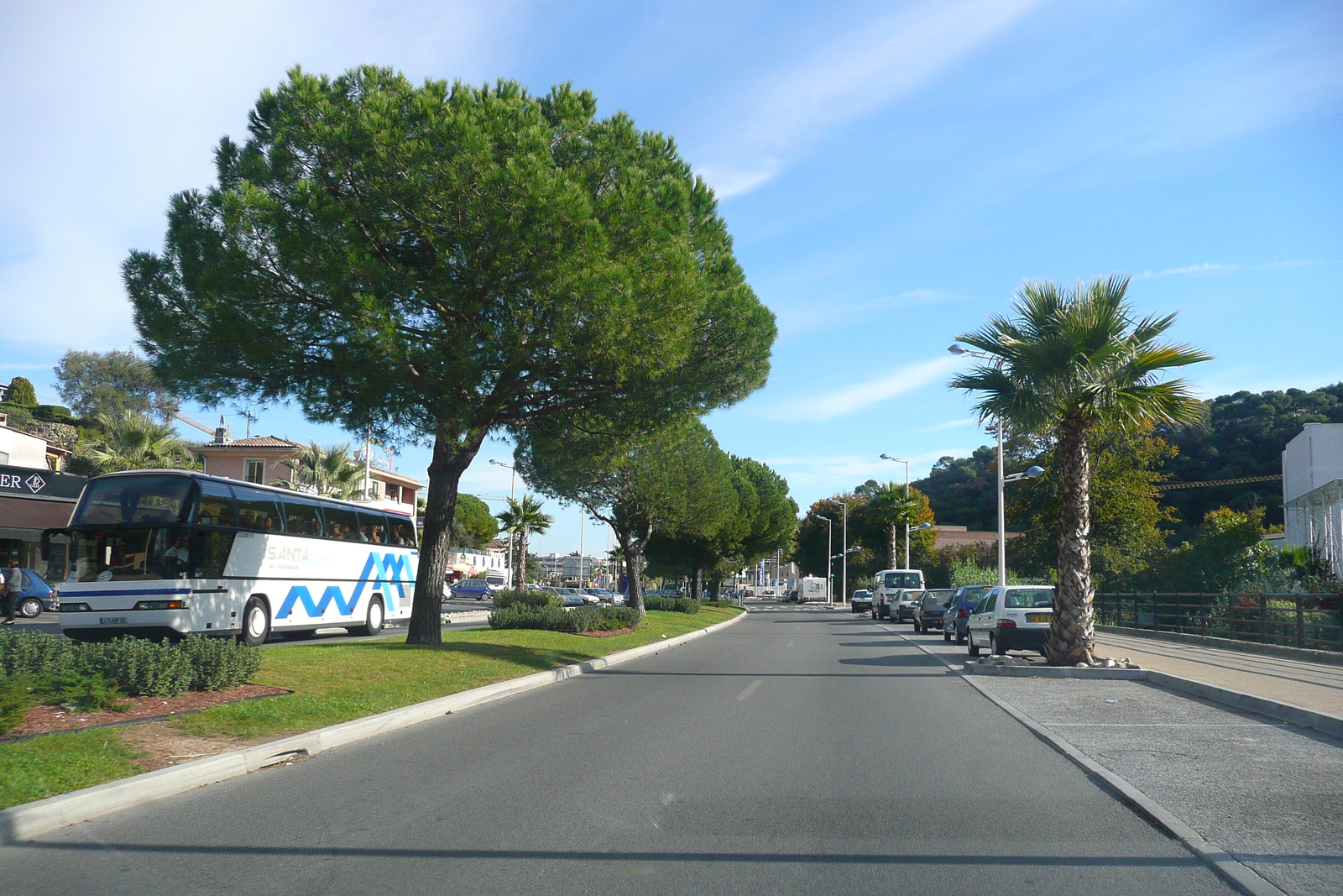 Picture France French Riviera Cagnes sur Mer to Nice road 2007-10 13 - Map Cagnes sur Mer to Nice road