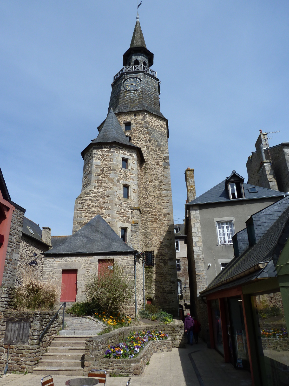 Picture France Dinan Dinan clock tower 2010-04 28 - Pictures Dinan clock tower