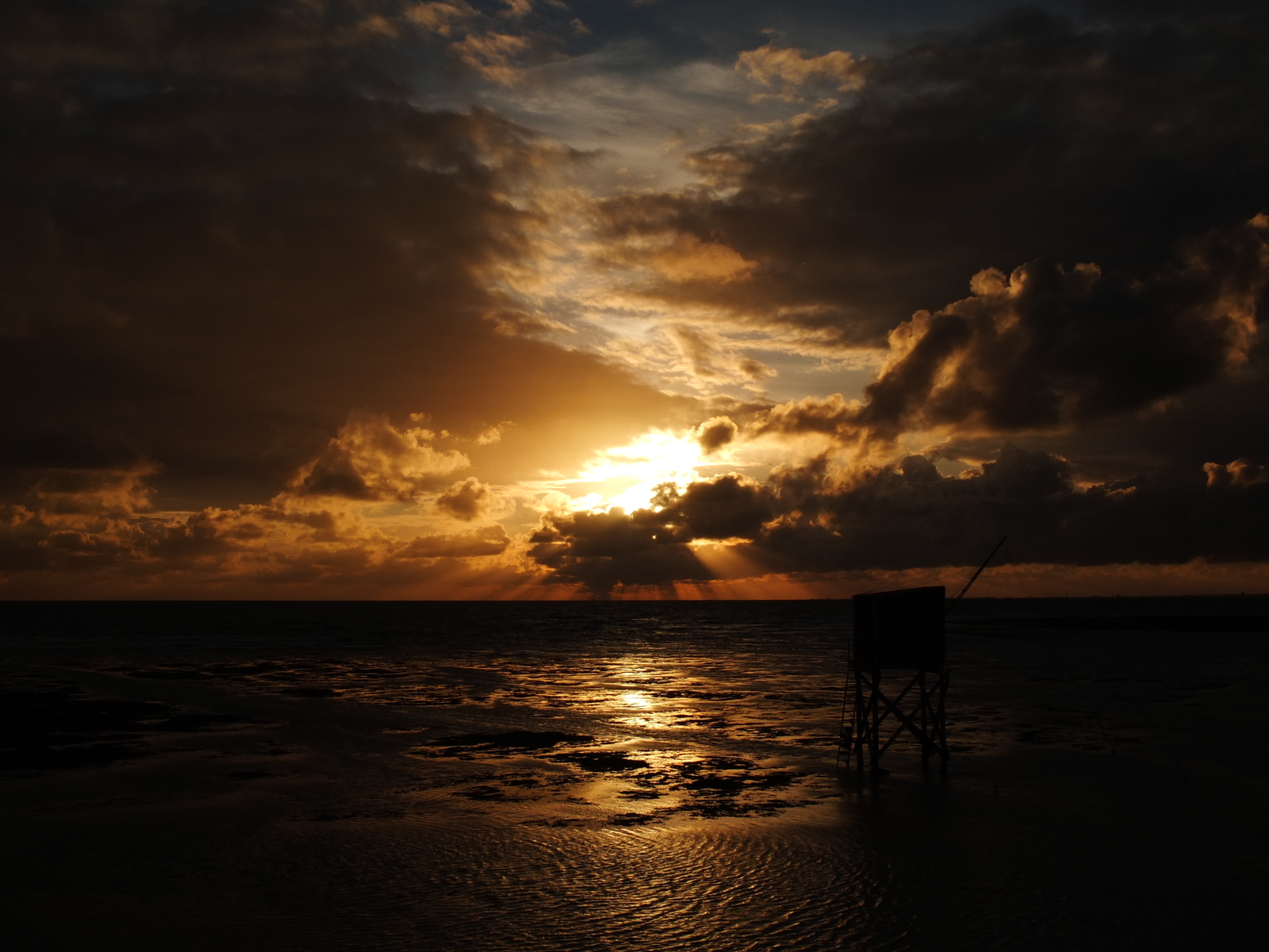 Picture France La Plaine sur mer Sunset 2012-08 82 - Road Map Sunset