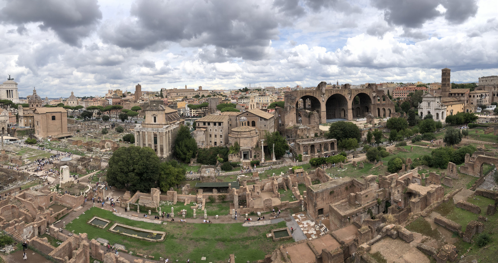 Picture Italy Rome Roman Forum 2024-09 14 - Flight Roman Forum