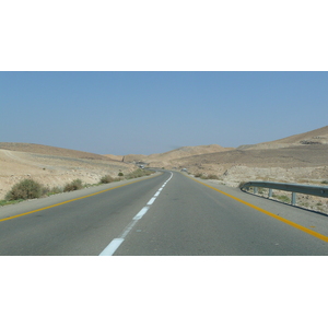 Picture Israel Arad to Dead Sea road 2007-06 15 - Road Map Arad to Dead Sea road