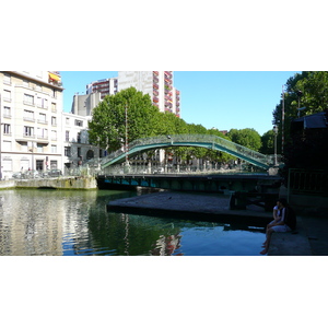 Picture France Paris Canal St Martin 2007-08 27 - Road Map Canal St Martin