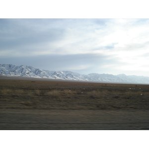 Picture Kazakhstan Almaty to Charyn Canyon road 2007-03 69 - Flight Almaty to Charyn Canyon road