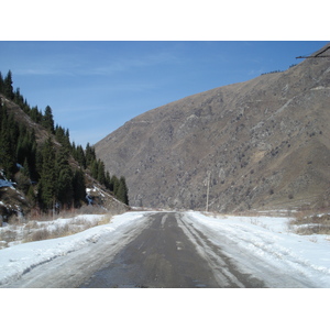 Picture Kazakhstan Ile Alatau National Park 2007-03 29 - Road Ile Alatau National Park