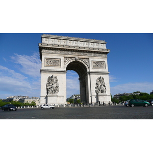 Picture France Paris Etoile and Arc de Triomphe 2007-05 20 - Travel Etoile and Arc de Triomphe