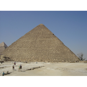 Picture Egypt Gyza Pyramids 2004-09 46 - Perspective Gyza Pyramids