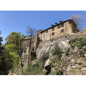 Picture France Abbaye Saint Martin du Canigou 2018-04 131 - Perspective Abbaye Saint Martin du Canigou