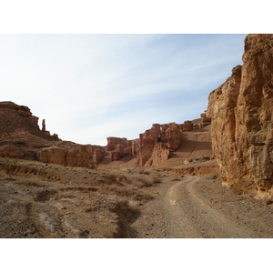 Picture Kazakhstan Charyn Canyon 2007-03 101 - Road Charyn Canyon
