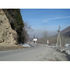 Picture Kazakhstan Ile Alatau National Park 2007-03 7 - Road Ile Alatau National Park