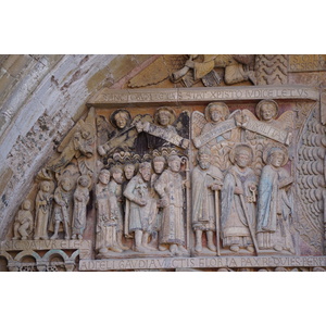Picture France Conques Abbatiale Sainte-Foy de Conques 2018-04 25 - Perspective Abbatiale Sainte-Foy de Conques