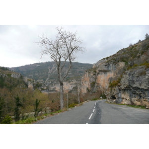 Picture France Gorges du Tarn 2008-04 28 - Road Gorges du Tarn