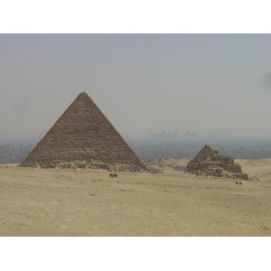Picture Egypt Gyza Pyramids 2004-09 3 - Road Map Gyza Pyramids