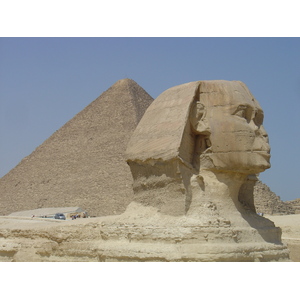 Picture Egypt Gyza Pyramids 2004-09 14 - Perspective Gyza Pyramids
