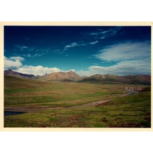 Picture Tibet Road Golmut to Lhasa 1994-07 3 - Map Road Golmut to Lhasa