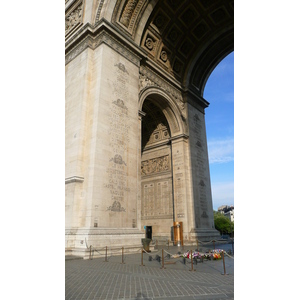 Picture France Paris Etoile and Arc de Triomphe 2007-06 12 - Road Etoile and Arc de Triomphe