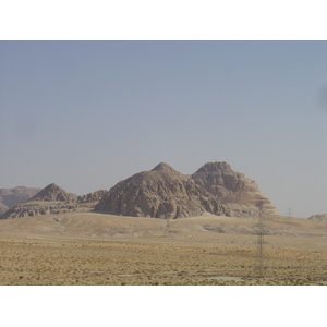 Picture Jordan Wadi Rum Desert 2004-10 25 - Map Wadi Rum Desert