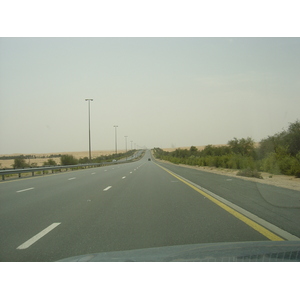 Picture United Arab Emirates Dubai to Al Ain road 2005-03 29 - Map Dubai to Al Ain road