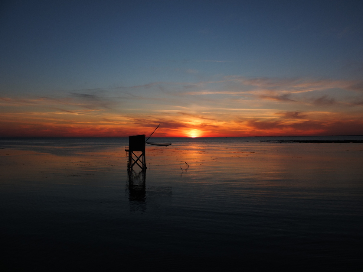 Picture France La Plaine sur mer Sunset 2012-08 48 - Lake Sunset