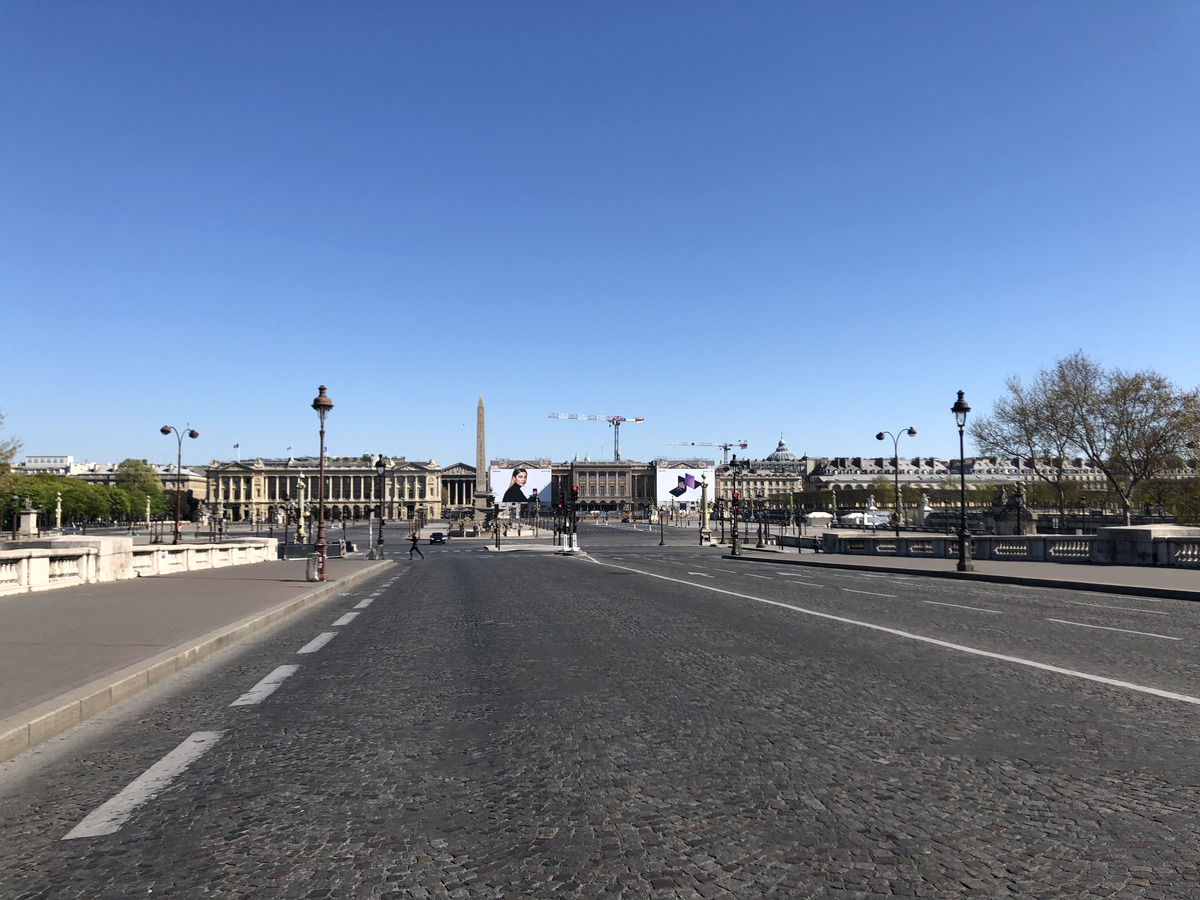 Picture France Paris lockdown 2020-04 60 - Streets Paris lockdown