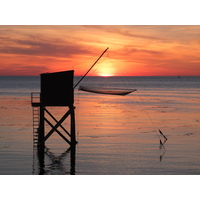 Picture France La Plaine sur mer Sunset 2012-08 35 - Lakes Sunset
