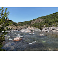 Picture France Corsica Fango river 2023-06 7 - Sunset Fango river