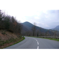 Picture France Cevennes Mountains Cocures to Florac road 2008-04 26 - City View Cocures to Florac road