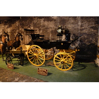 Picture France Vaux Le Vicomte Castle Horse driven carriages museum 2010-09 4 - Sunset Horse driven carriages museum