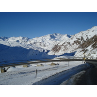 Picture Swiss Chur to St Moritz Road 2007-01 22 - French Restaurant Chur to St Moritz Road