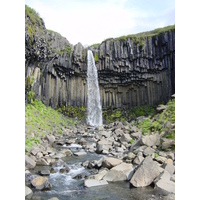 Picture Iceland Svartifoss 2003-06 2 - Winter Svartifoss