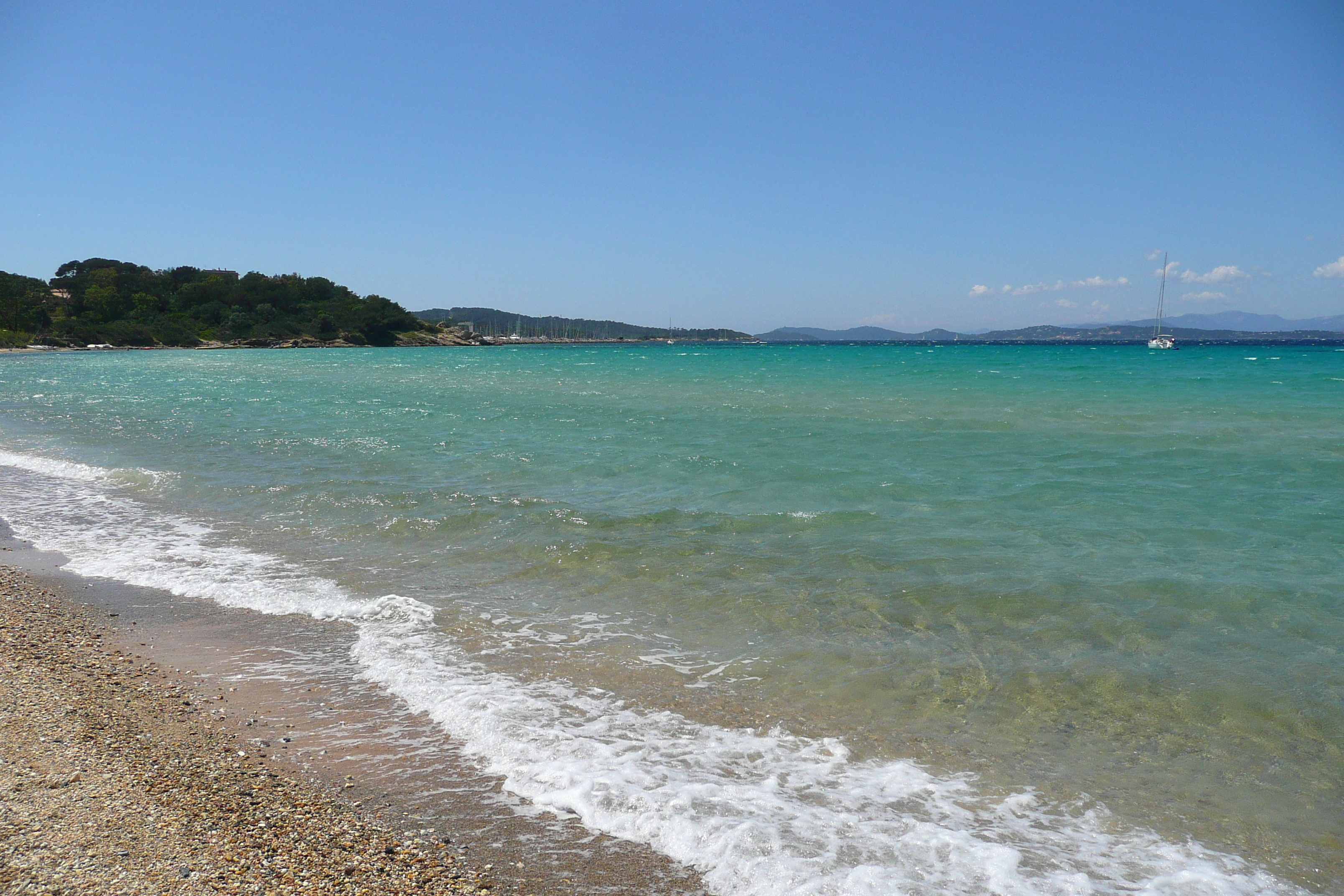 照片 法国(France) 波克罗勒岛(Porquerolles Island) 库尔塔德海滩(Courtade beach) 2008-05 32