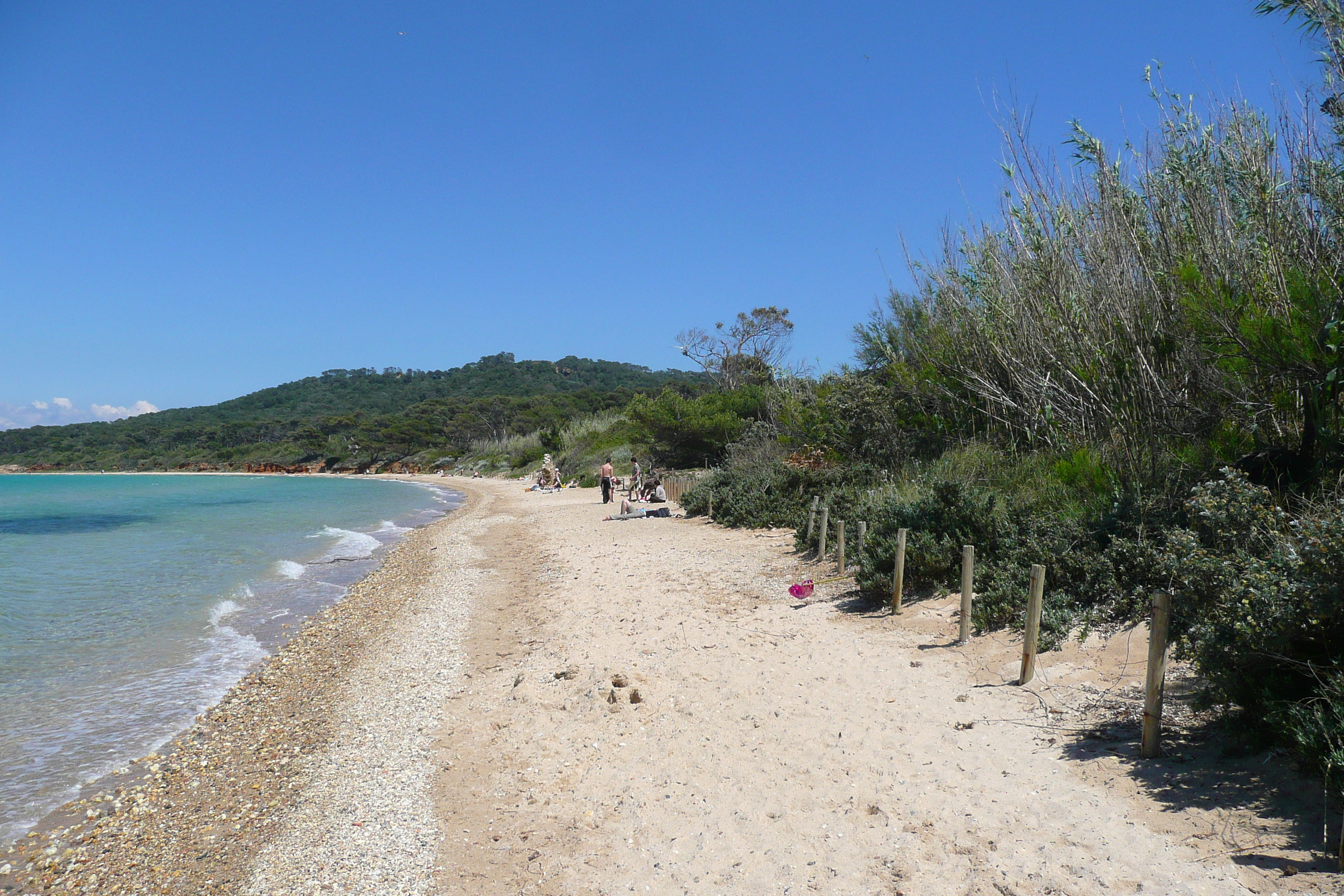 照片 法国(France) 波克罗勒岛(Porquerolles Island) 库尔塔德海滩(Courtade beach) 2008-05 8