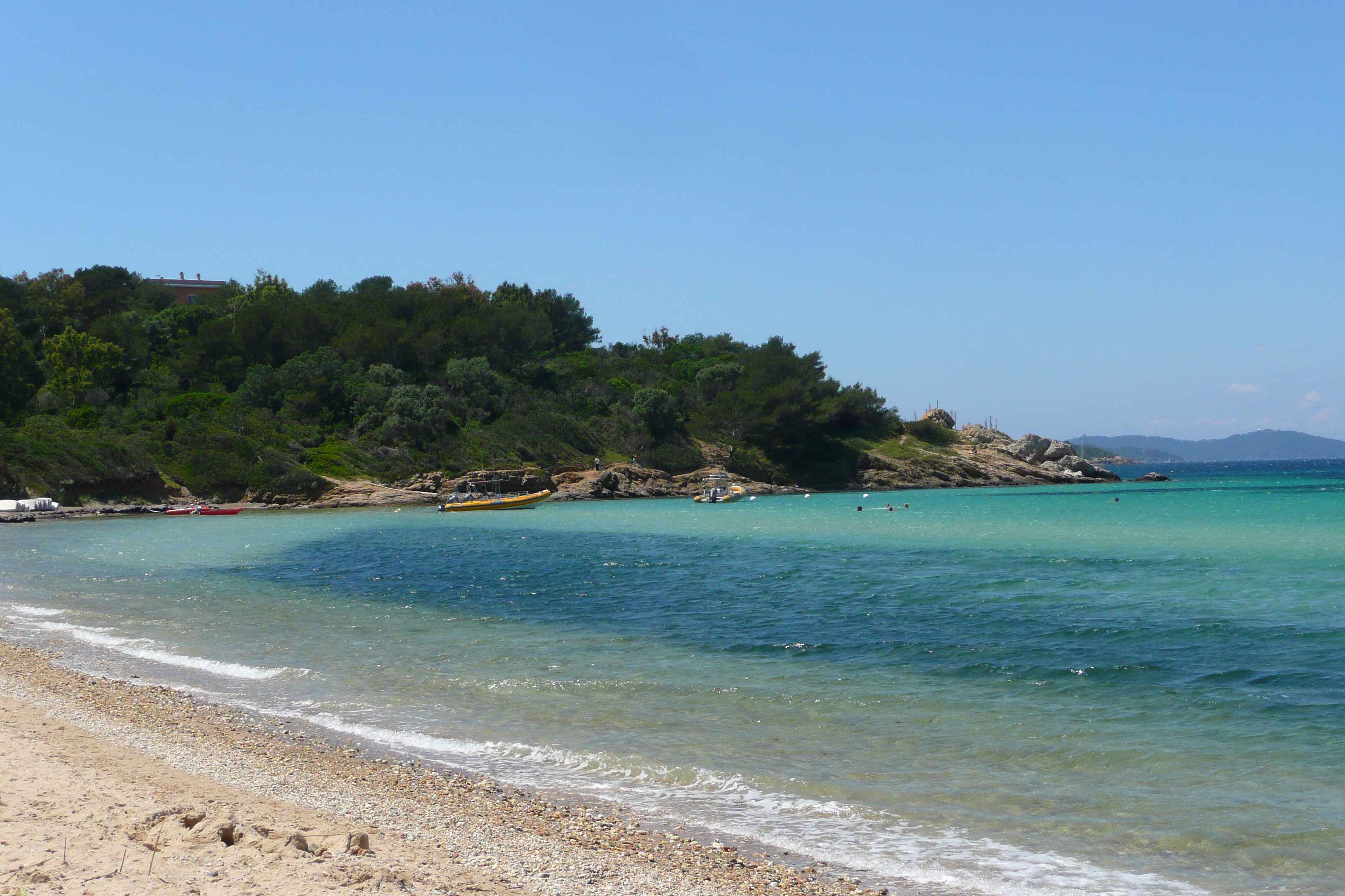 照片 法国(France) 波克罗勒岛(Porquerolles Island) 库尔塔德海滩(Courtade beach) 2008-05 21
