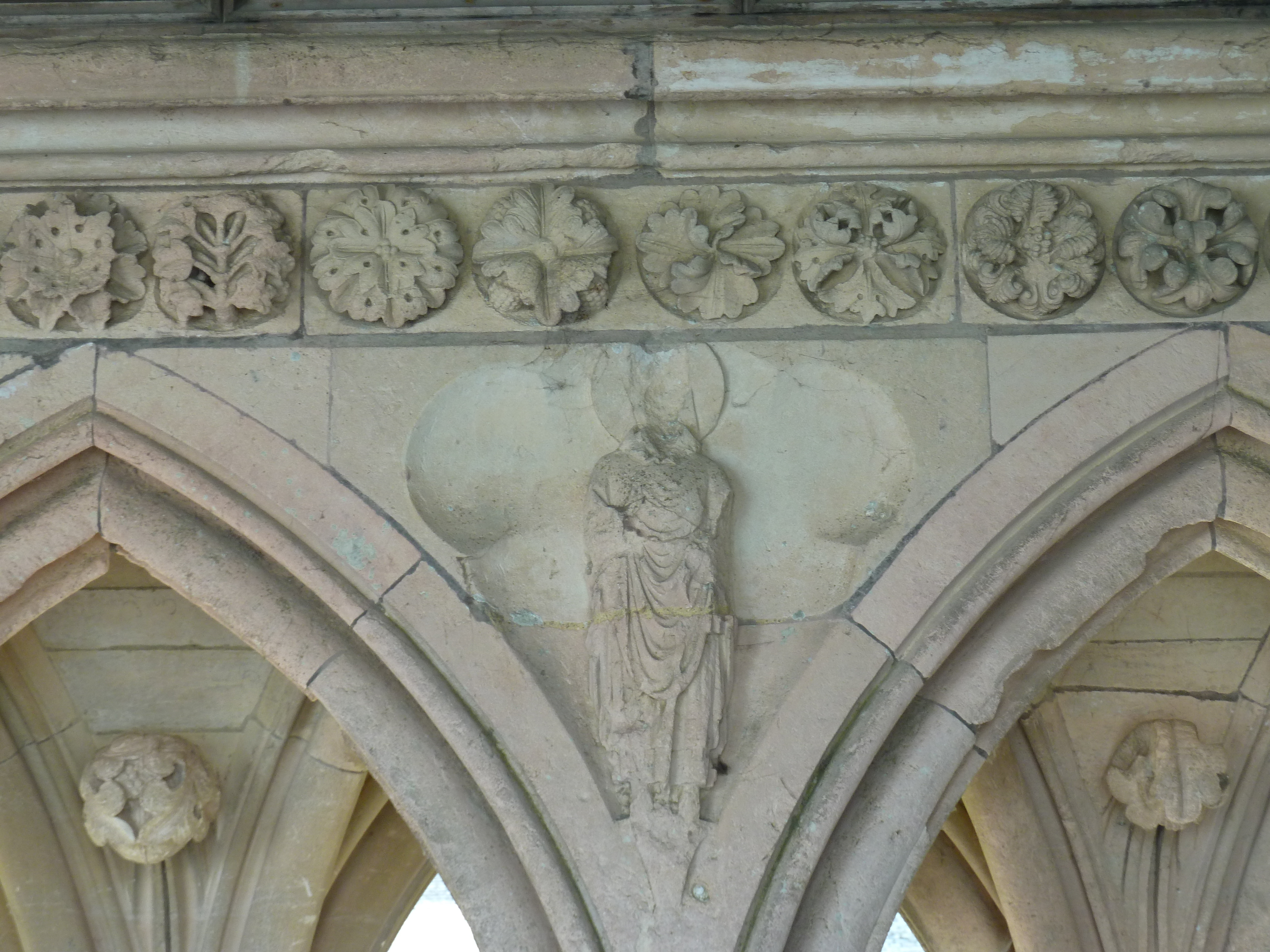 照片 法国(France) 圣米歇尔山(Mont St Michel) 圣米歇尔山修道院回廊(Mont St Michel Abbey Cloister) 2010-04 35