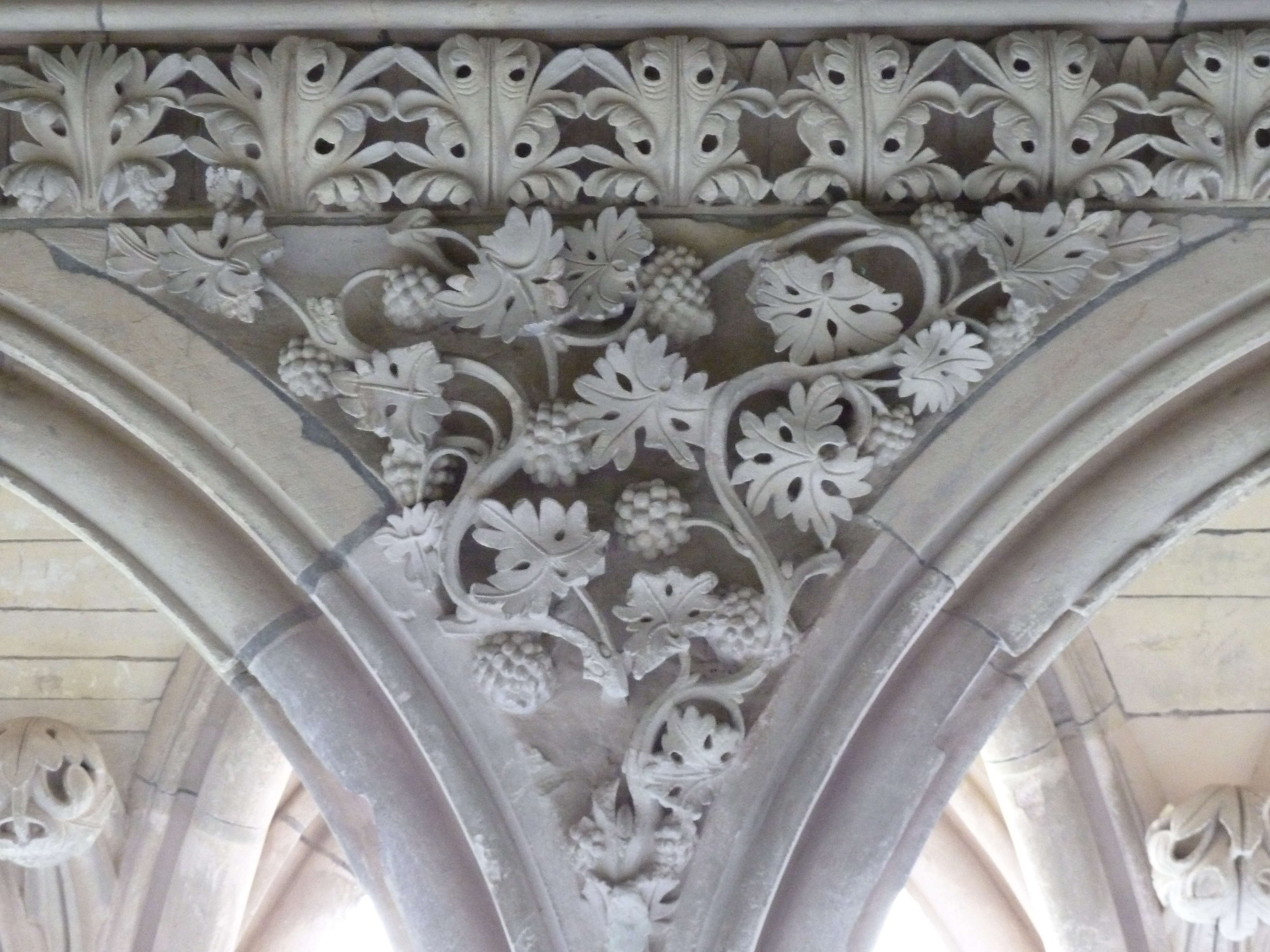 照片 法国(France) 圣米歇尔山(Mont St Michel) 圣米歇尔山修道院回廊(Mont St Michel Abbey Cloister) 2010-04 78