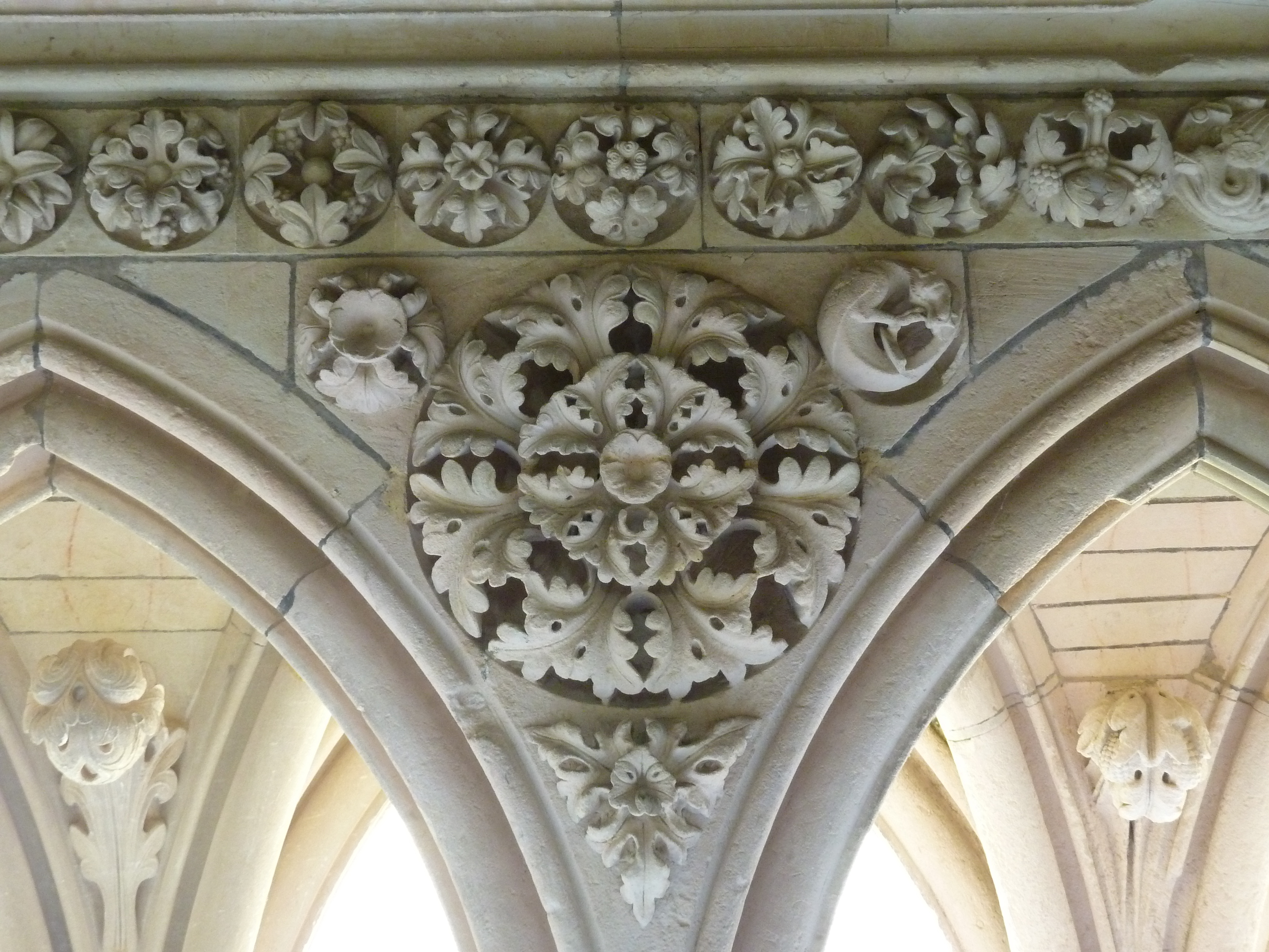 照片 法国(France) 圣米歇尔山(Mont St Michel) 圣米歇尔山修道院回廊(Mont St Michel Abbey Cloister) 2010-04 30