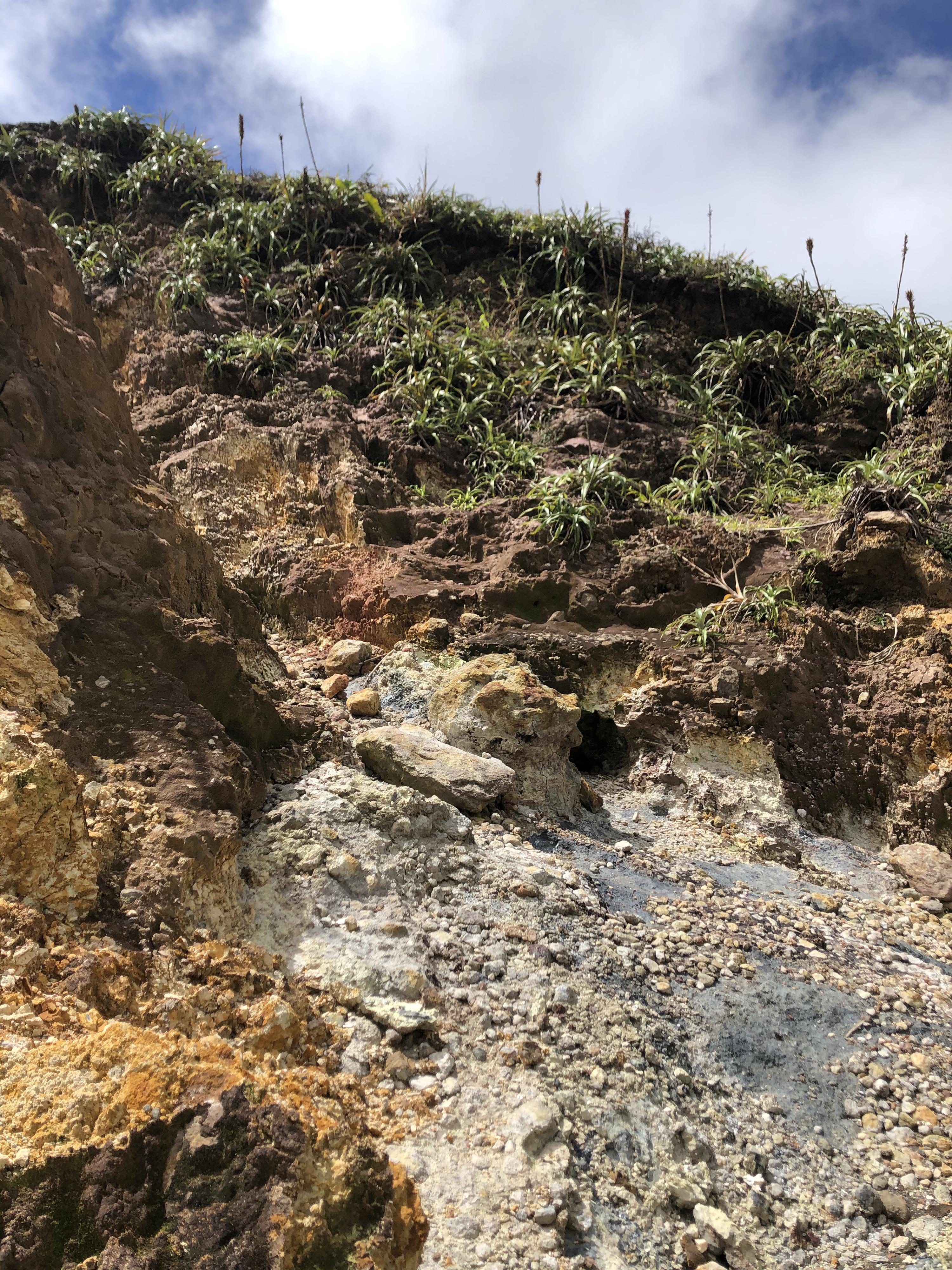 照片 瓜德罗普(Guadeloupe) 大苏弗里耶尔火山(La Grande Soufriere) 2021-02 26