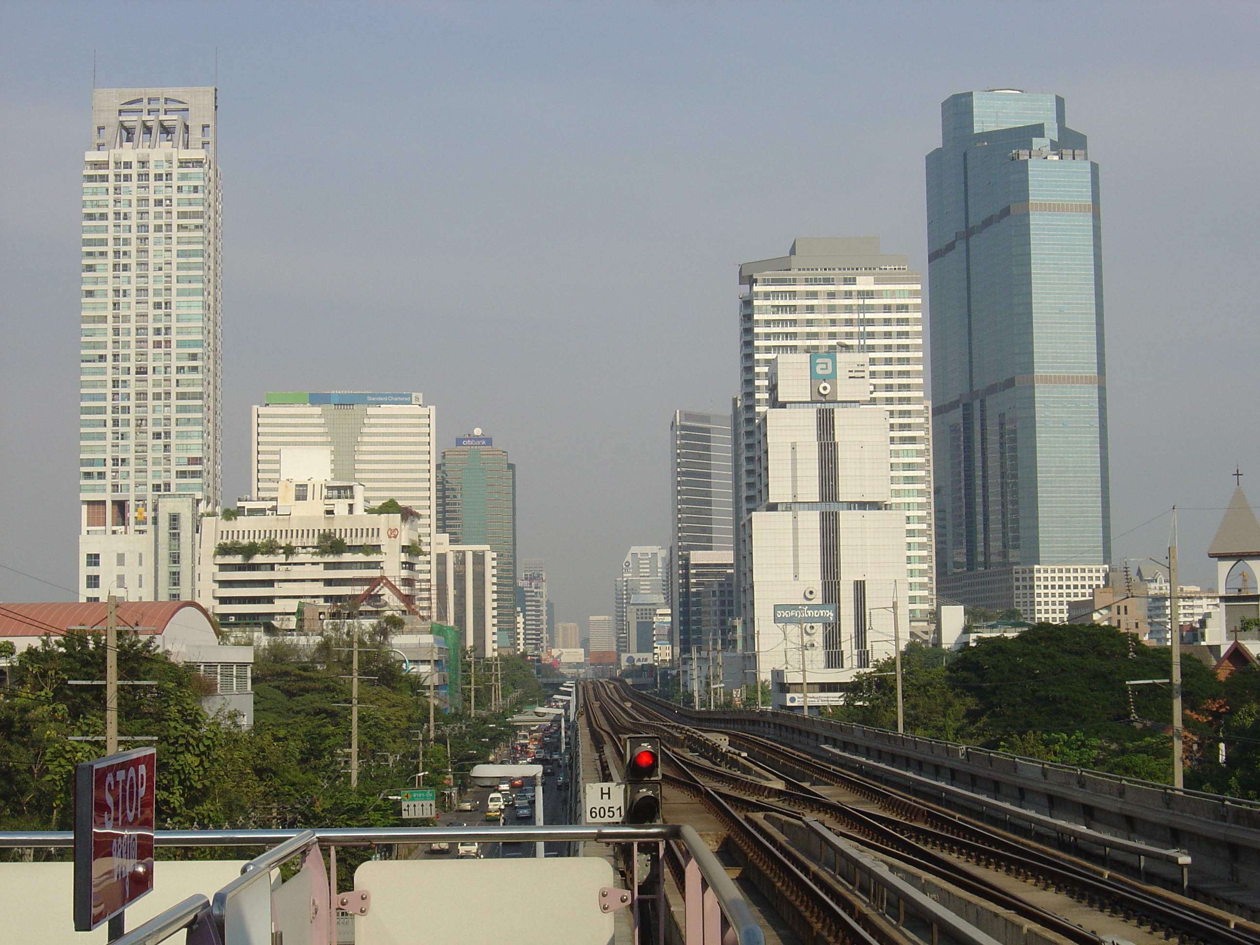 照片 泰国(Thailand) 曼谷(Bangkok) 轻轨(Sky Train) 2004-12 83